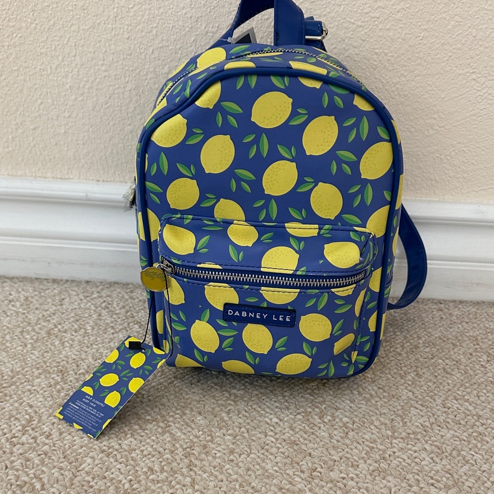 Dabney Lee Lemon Pattern Backpack